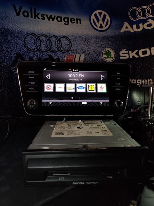 Navigație Originală MIB2 Skoda Superb 3 (2015–2020) – Android Auto, Ca