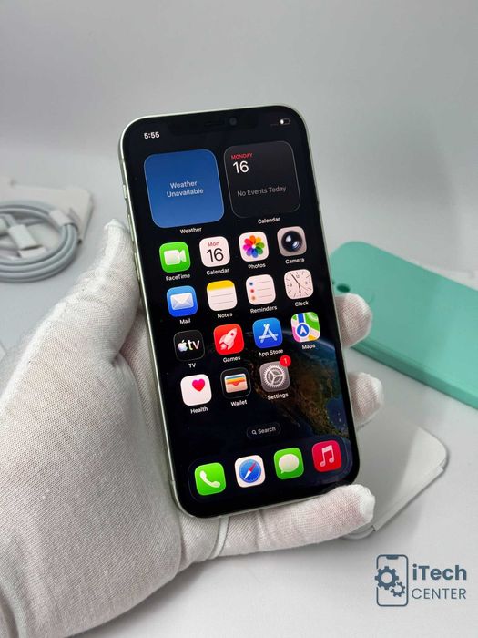 iPhone 12, 64GB, Green, 100% батерия, ОТЛИЧЕН, ГАРАНЦИЯ!