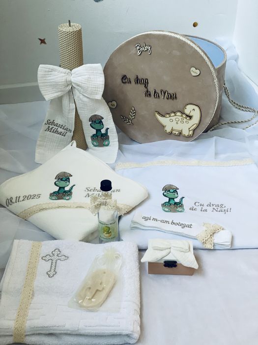 Trusou botez personalizat pentru fetite