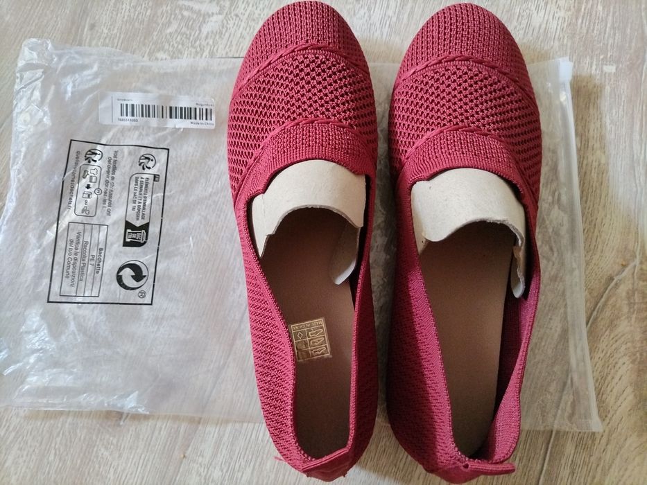 Дамски плетени обувки