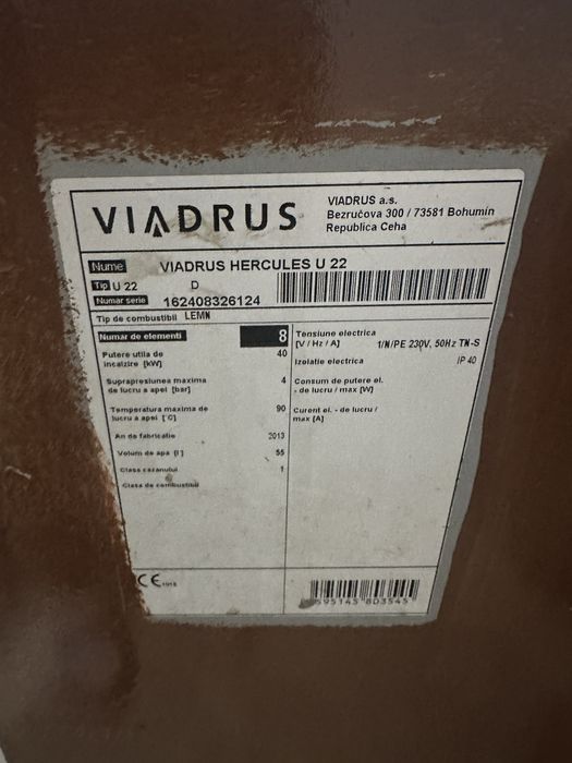Centrala Viadrus putere 40 kw