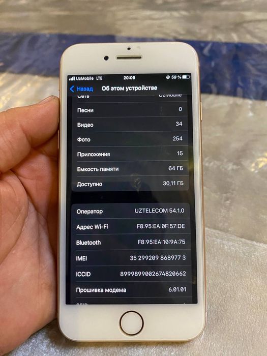 Iphone 8 holati ideal