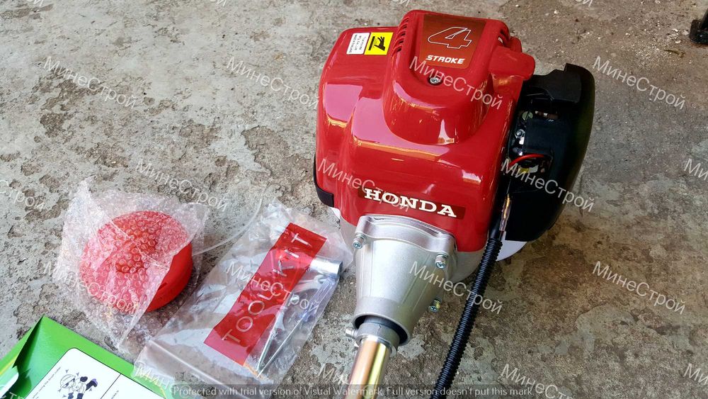 Бензинов 4-тактов Тример ХОНДА 68куб. Храсторез HONDA UMK450UE OHC