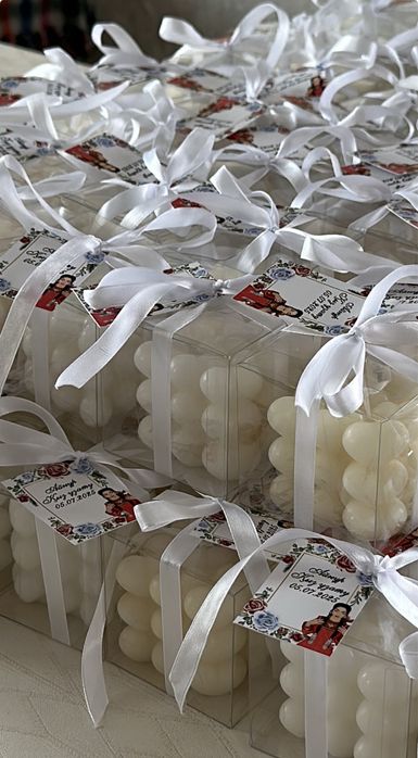 Бонбоньерки свечи в наличии