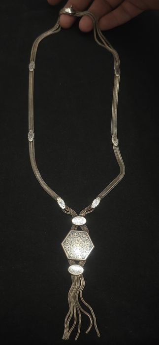 Lant vechi argint cu email
