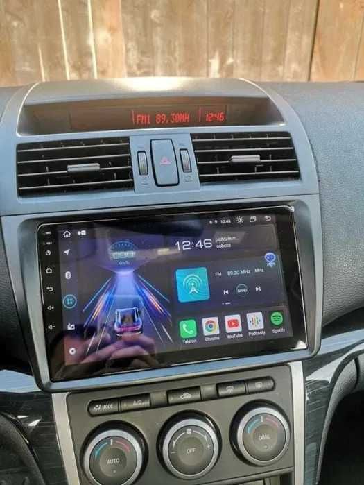 Navigatie 2DIN 1DIN 9" 10" - Carplay si Android Auto Wireless, WIFI, Bluetooth, USB, Display QLED, GPS, Universala
