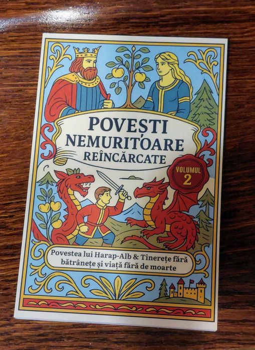 Povești cu ilustrații Harap Alb Tinerețe fără Bătrânețe(fără arhaisme)