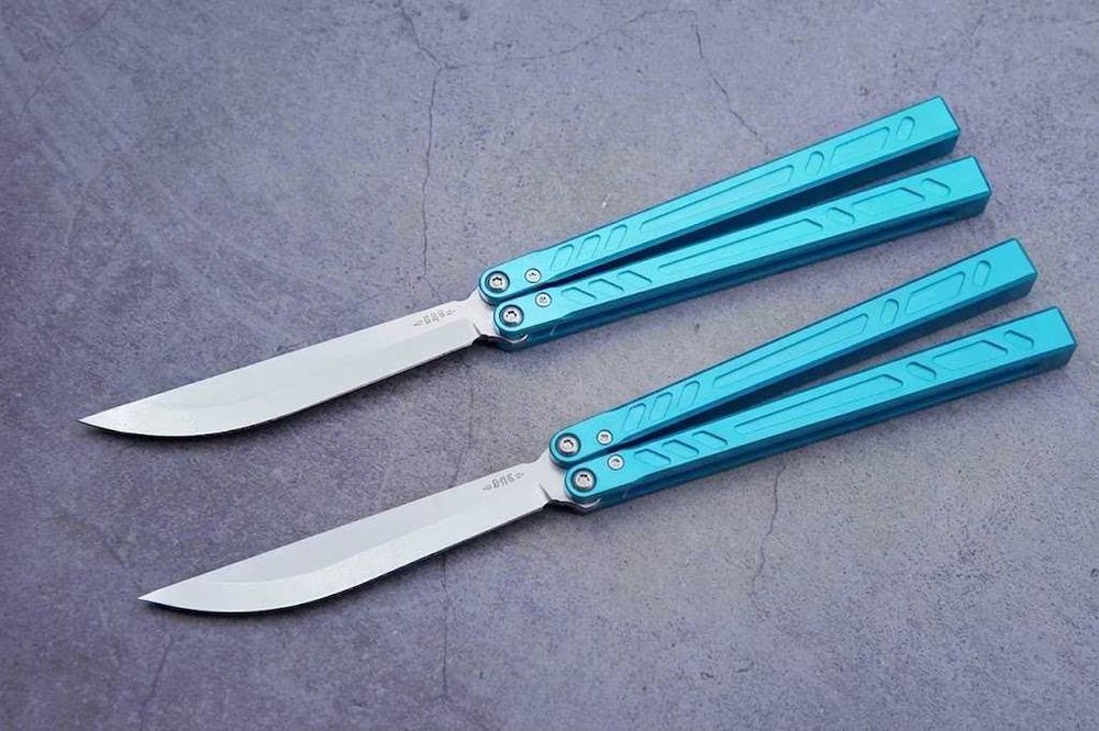 Baliplus Barebones Balisong (Tanto) – Пеперуда, Циан