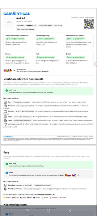 Vând A4 b8 perfectă stare de funcționare