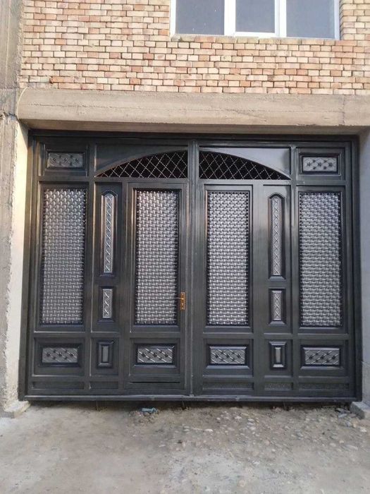 Металлические ворота под ключ | Темир дарвоза | Temir darvoza Naves