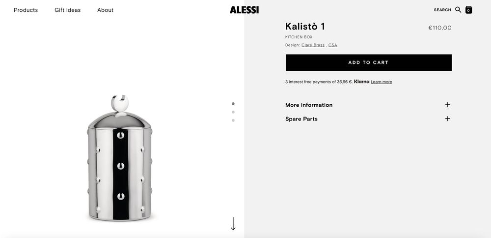 Recipiente Alessi CB01 Kalisto 01 si Oval 50