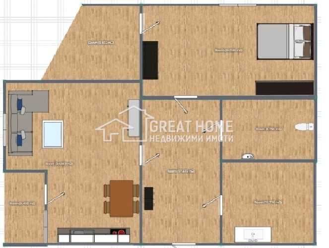 Дава се под наем Двустаен апартамент в Търговище, Център - 68 кв.м за 318.75 € - Снимка #10