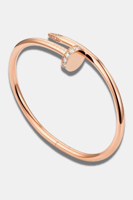 Гривна пирон с камъни Cartie, златна, сребърна, розово злато