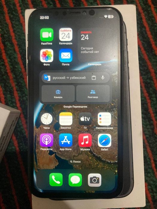 Iphone 11 128 gb LLA airpods3 zaryatchik original hammasi 370