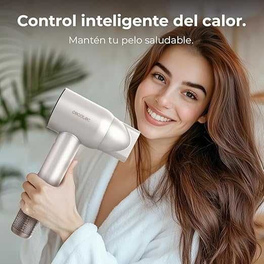 Сешоар Cecotec DryGlam Waves Champagne безчетков мотор 1600W 4в1