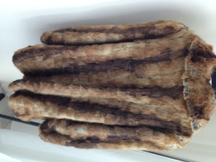 палто от косъм на бизон