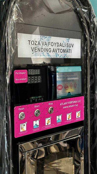 Savdo mashinasi vodomat водамат вендинг vending, vodamat suv apparati,