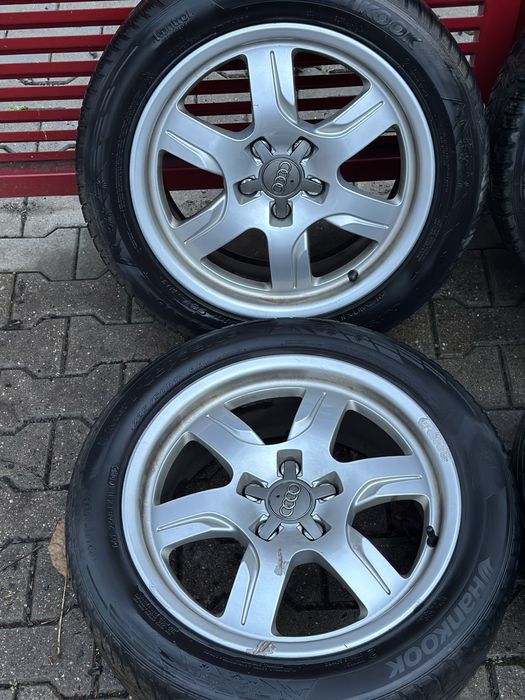 Jante / roti R17 AUDI 5x112 cauciucuri iarna