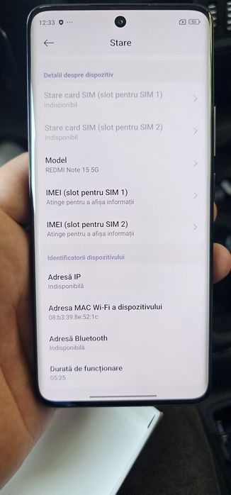 Vand Redmi Note 15 5G  nou