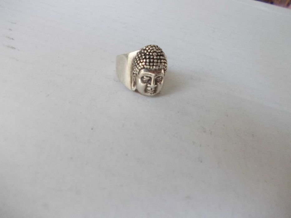 inel vechi din argint BUDDHA
