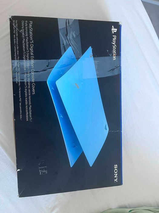 Carcase / Fețe originale PS5 Digital Edition - Starlight Blue (Albastru) // Covers PS5 Digital Edition Albastre (Starlight Blue Originale Sony)