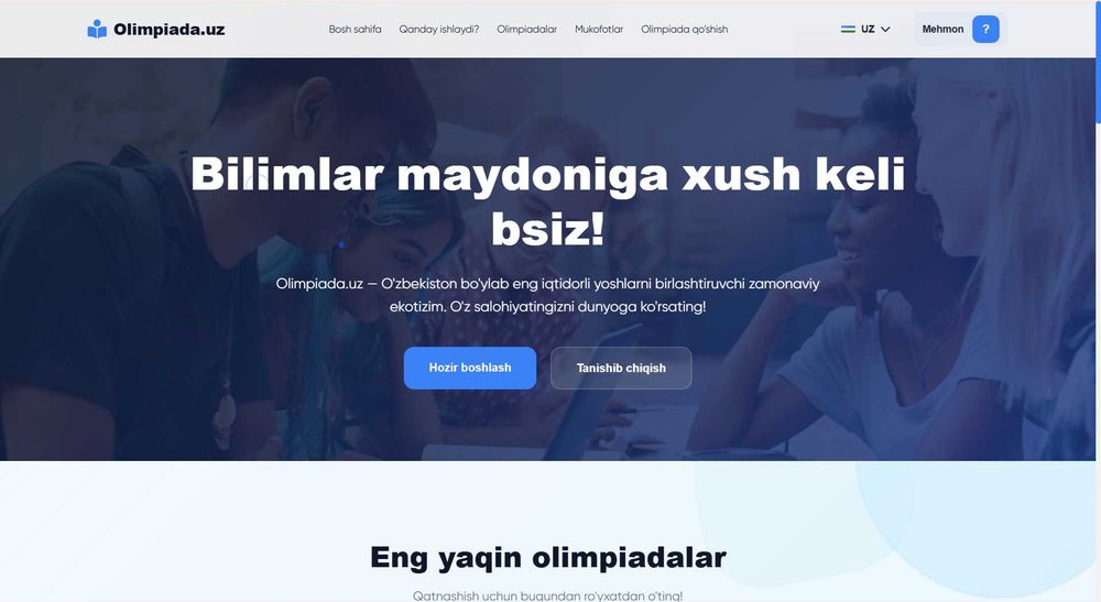 Web sayt yaratish xizmati