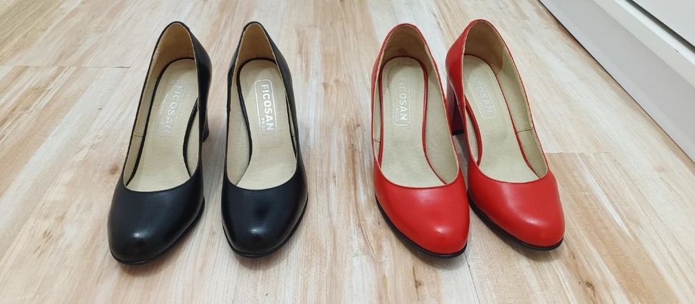 Pantofi piele Ficosan, Nr 35 și 36. Noi