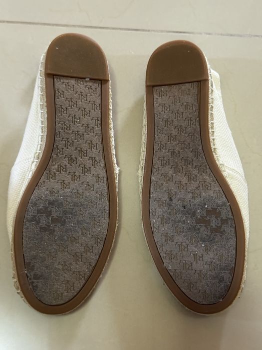 Espadrile/Mocasini  'CAMERYN'Lauren Ralph Lauren pe Alb Natural