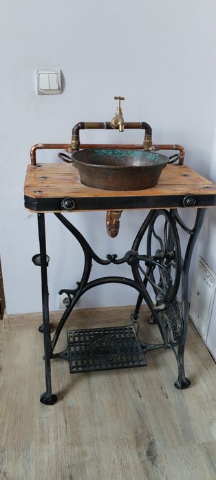 Vând chiuveta ornamentala rustică industrială