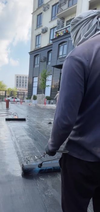 Gidroizalyatsa usta terrassa