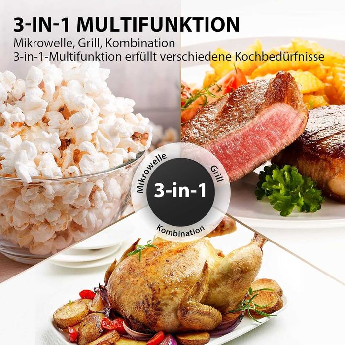 Микровълнова фурна Toshiba MW3-AG25PFI(MG) 25л  3в1  900W