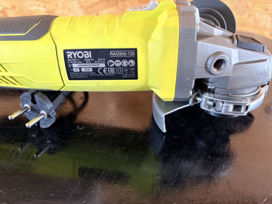 Нов ъглошлайф Ryobi RAG950-125 [950W -125mm]