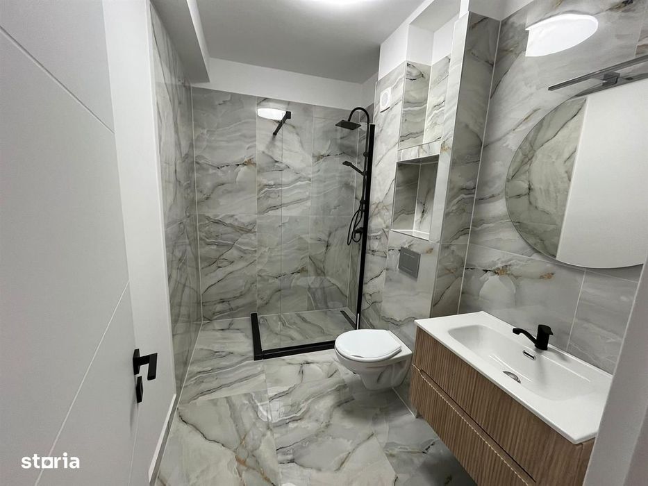 Apartament 2 camere, mobilat si utilat, terasa 18.34 mp, loc parcare