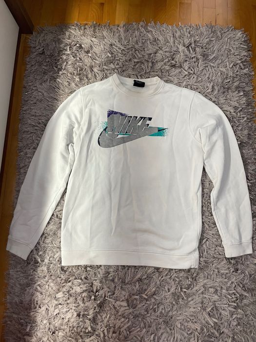 Bluza nike swoosh white