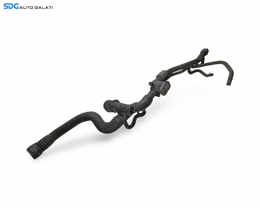 Ansamblu Furtun Furtunuri Conducta Conducte cu Flansa Lichid Racire Motor Skoda Octavia 2 1.6 Benzina 2004 - 2013 Cod 06A121133AC [LR3097]