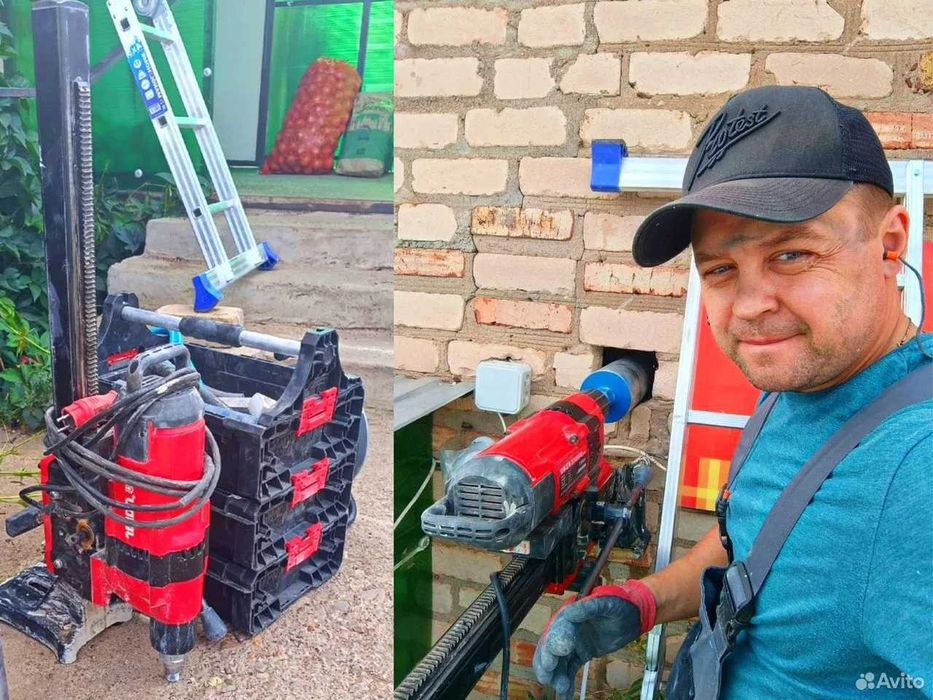 Алмазная резка Бетон кесиш тешиш перфоратор услуги Алмазние бурение