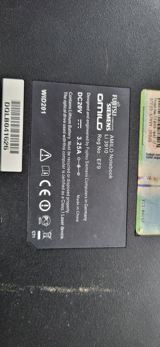 Fujitsu Amilo LI3910 18.4 inch