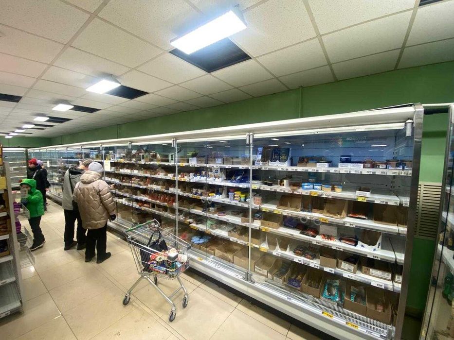 Холодильник для продуков Открытый холодильник Холодильная горка