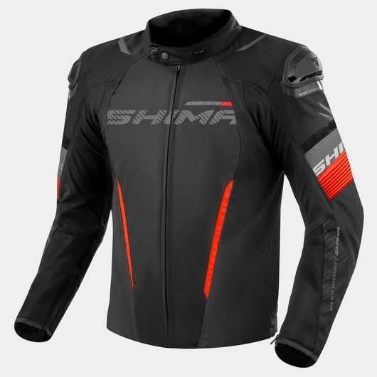 Текстилно мото яке SHIMA SOLID 2.0 RED,протектори,вентилация, подплата