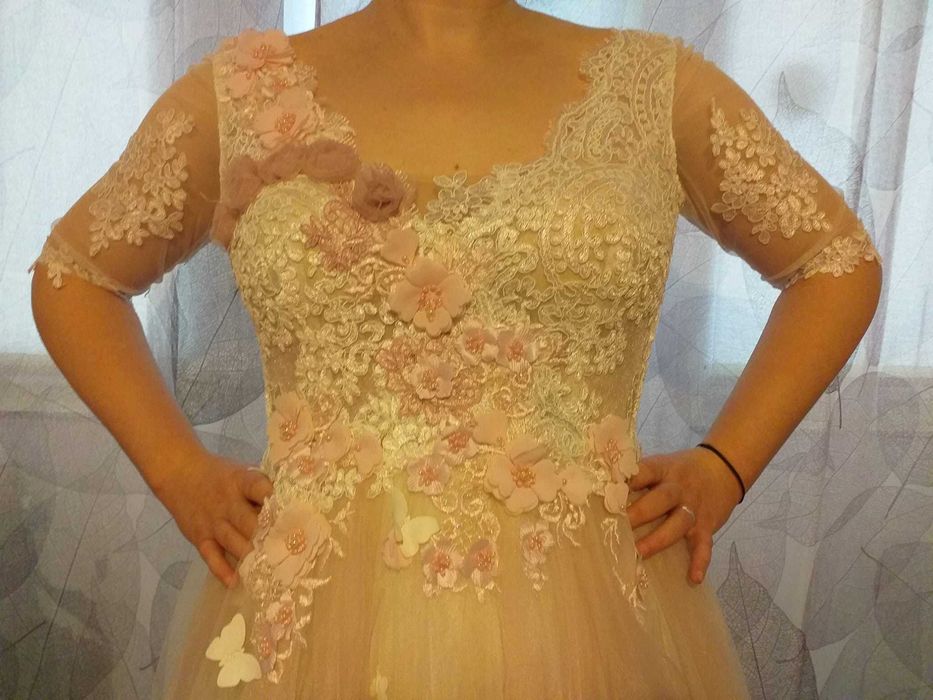 Rochie mireasa + voal Chotronette