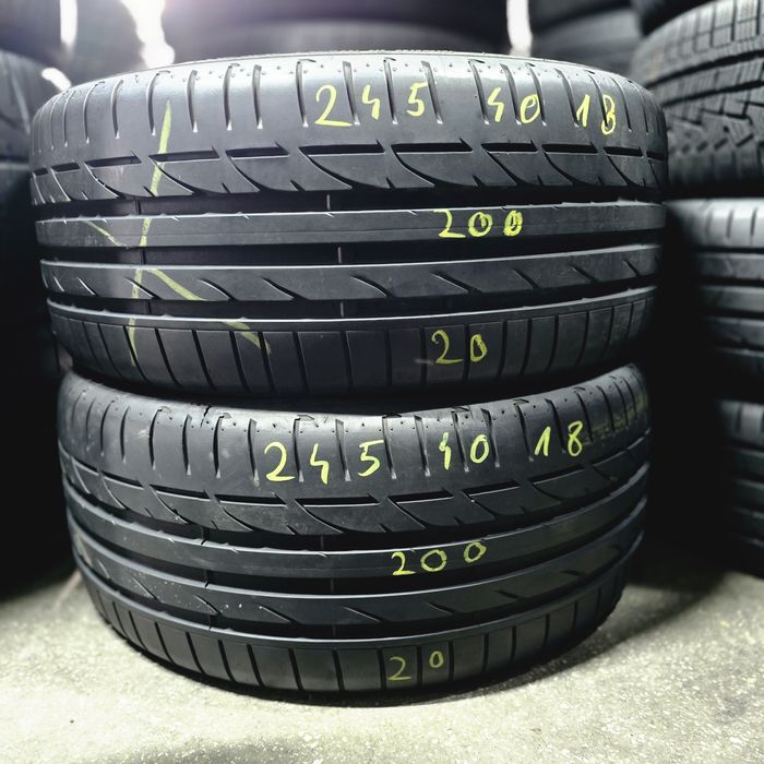 2x 245/40/18 VARA BRIDGESTONE 2020 Stare excelentă