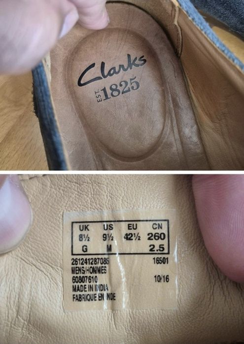 Pantofi Brogue, Clarks, Premium, Bărbați, Cushion Plus - 42,5/43