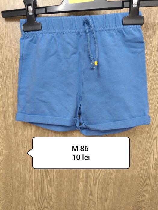 Pantaloni 6 buc  băieți scurți vară M 86 -92