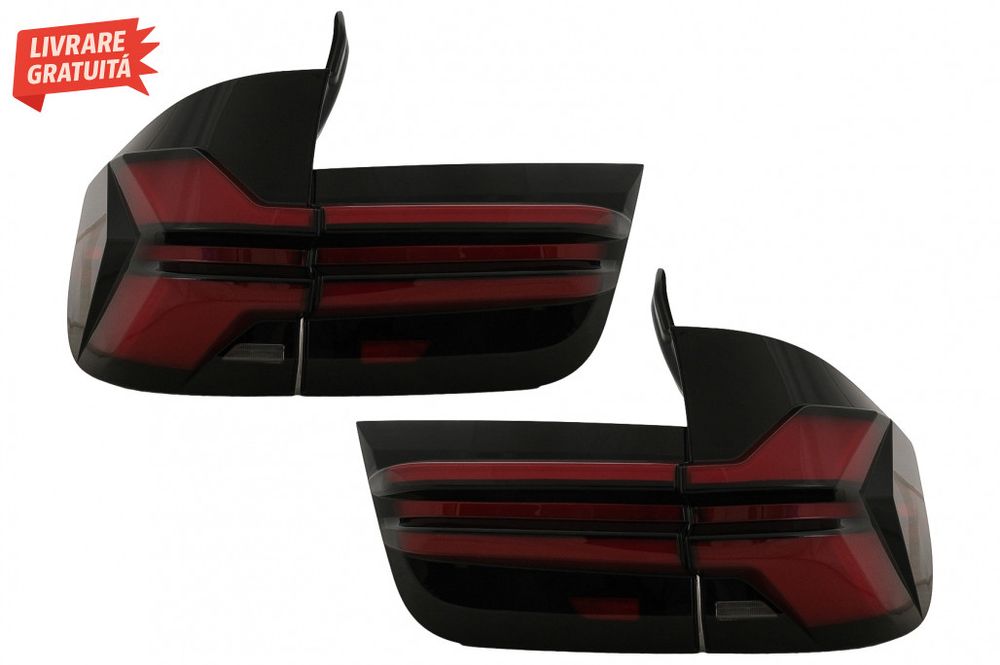 Stopuri LED BMW X5 E70 (2007-2013) Light Bar Upgrade la G05 LCI Design