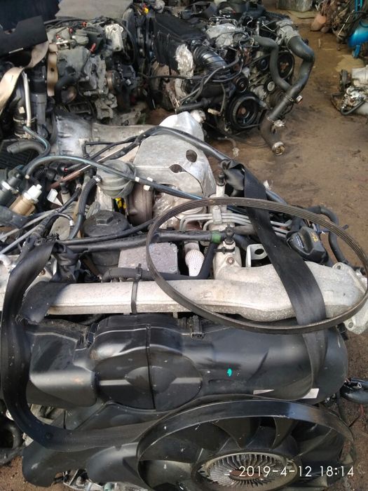 Двигатель AKE 2.5л дизель на Audi без навесного