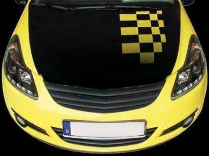 Кристални фарове OPEL CORSA D от 2006-2010 - черни