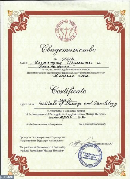 Массаж массажист