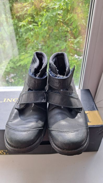 Ботинки кожанные Clarks