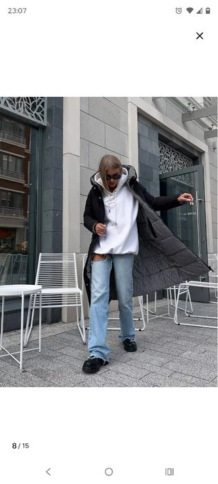 Продам двусторонний пуховик