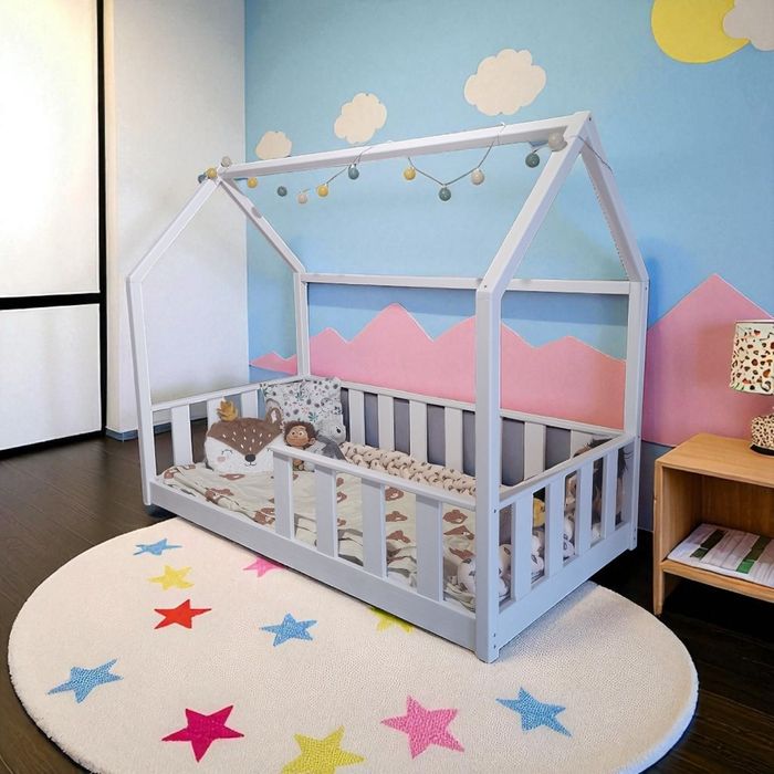 Детско легло - къщичка, тип Монтесори